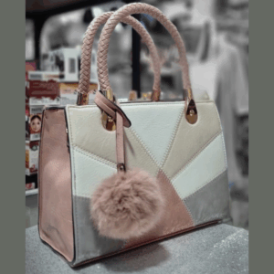 Bolso pompon Rosa